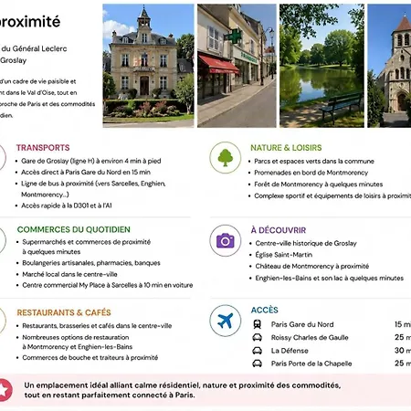 Lumineux 3Chambres,15Mn Paris, Terrasse, Parking Casa vacanze *